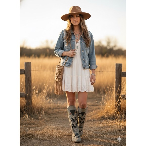 RARE Saks Alter Ego Italian Suede Moccasin Boots‎ 36.5 Vero Cuoio Boho 6.5 Women - Picture 9 of 13